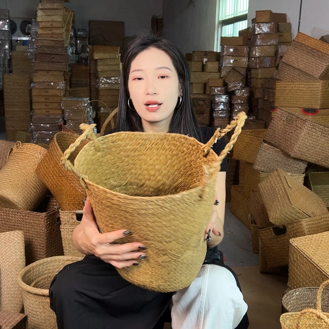 草编包/草编收纳盒微瑕疵