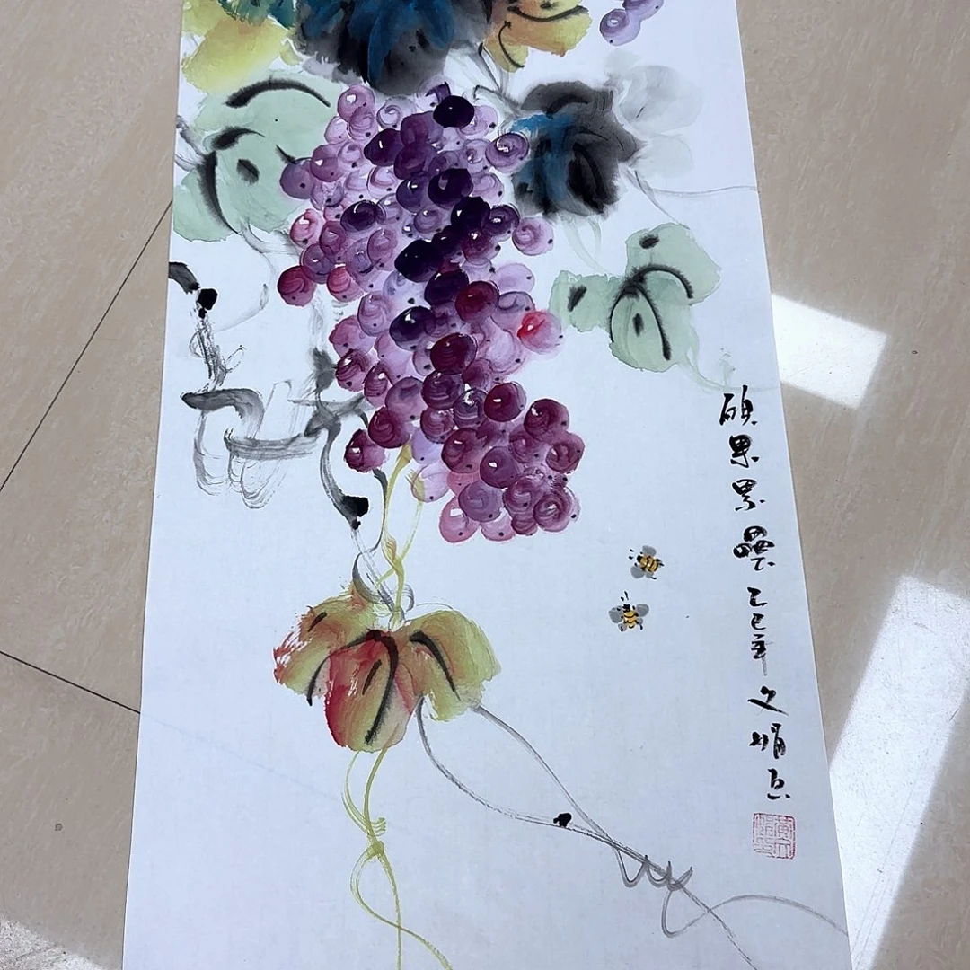 国画国画作品多次