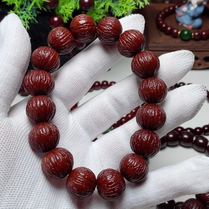 核桃手串/手链猴头玉华串