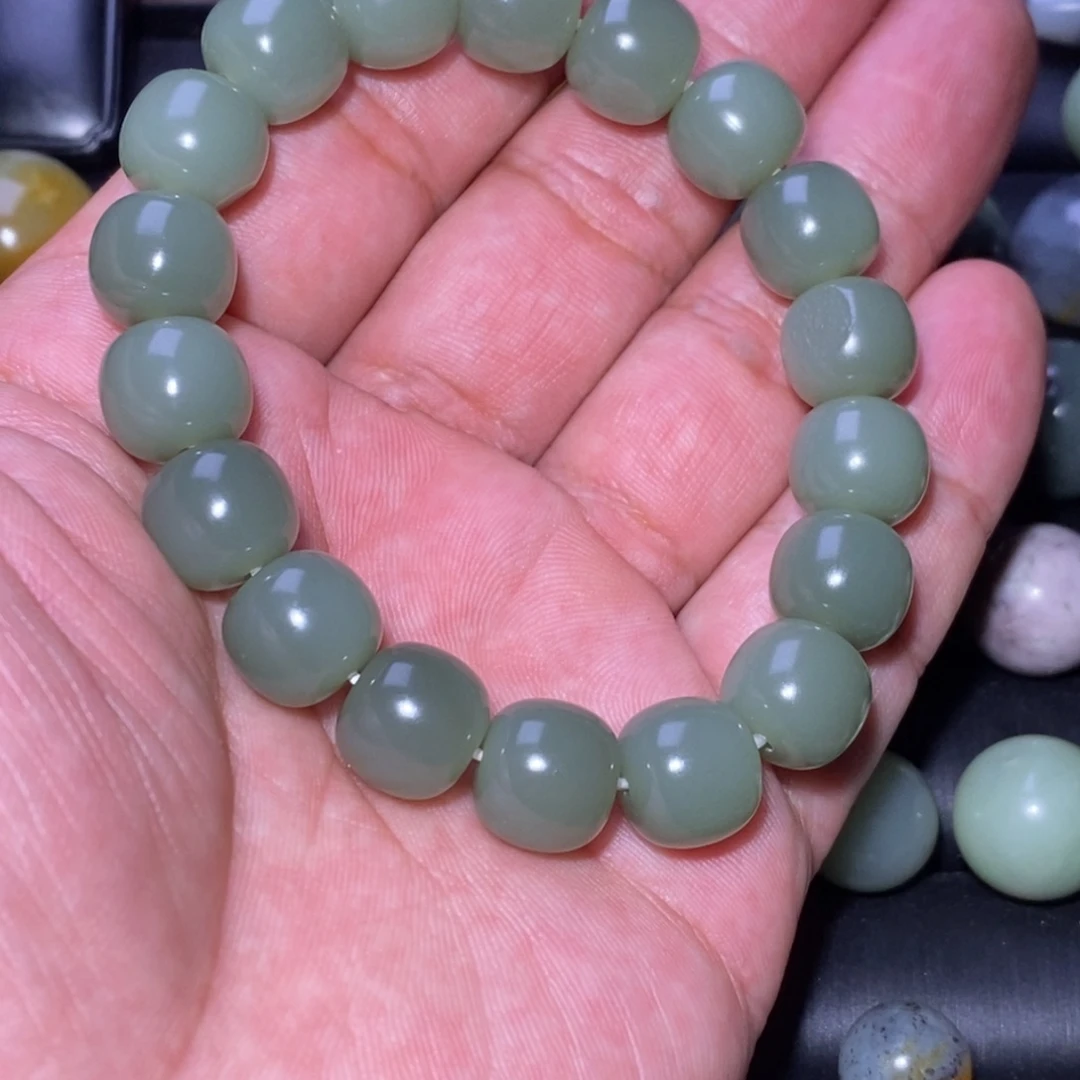 四***周未镶嵌和田玉（糖玉）珠宝半成品