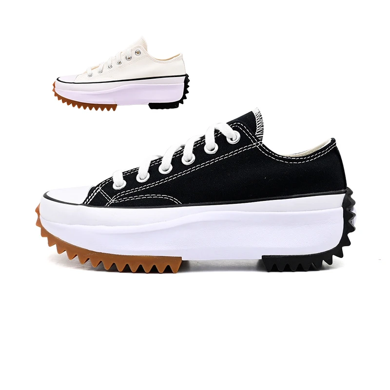 【鞋盒破损】匡威厚底男女潮运动经典中帮系带低帮帆布鞋168816C