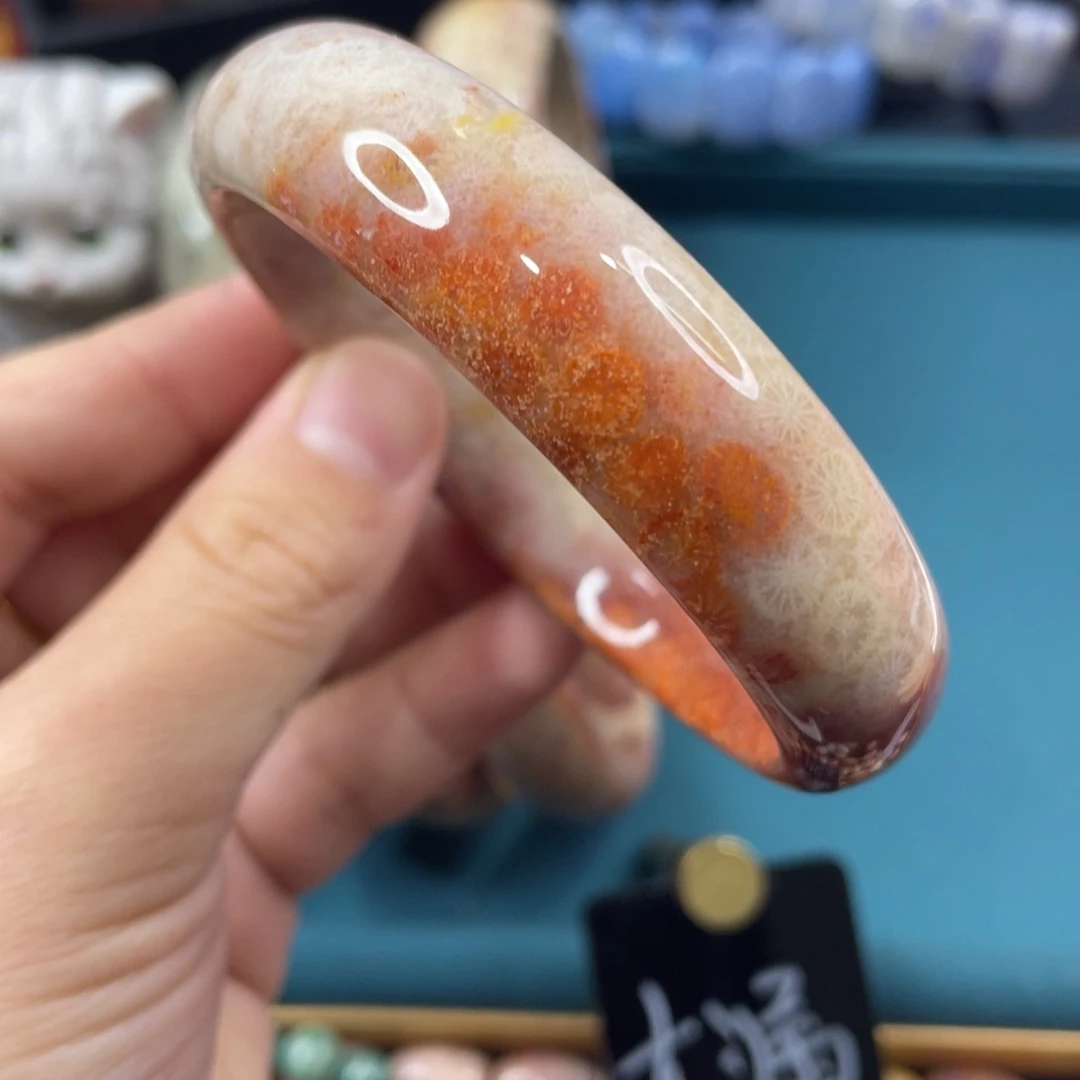 未镶嵌手镯硅化玉