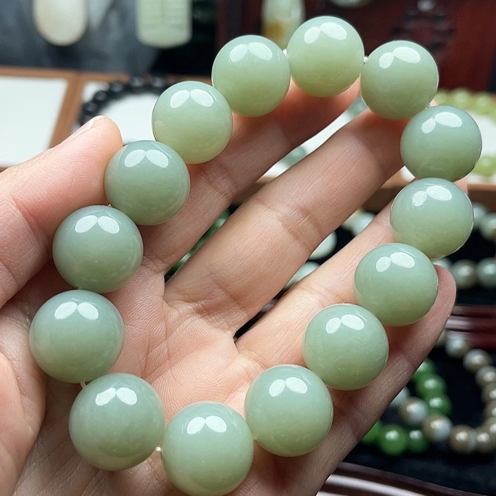 山***语和田玉未镶嵌手链