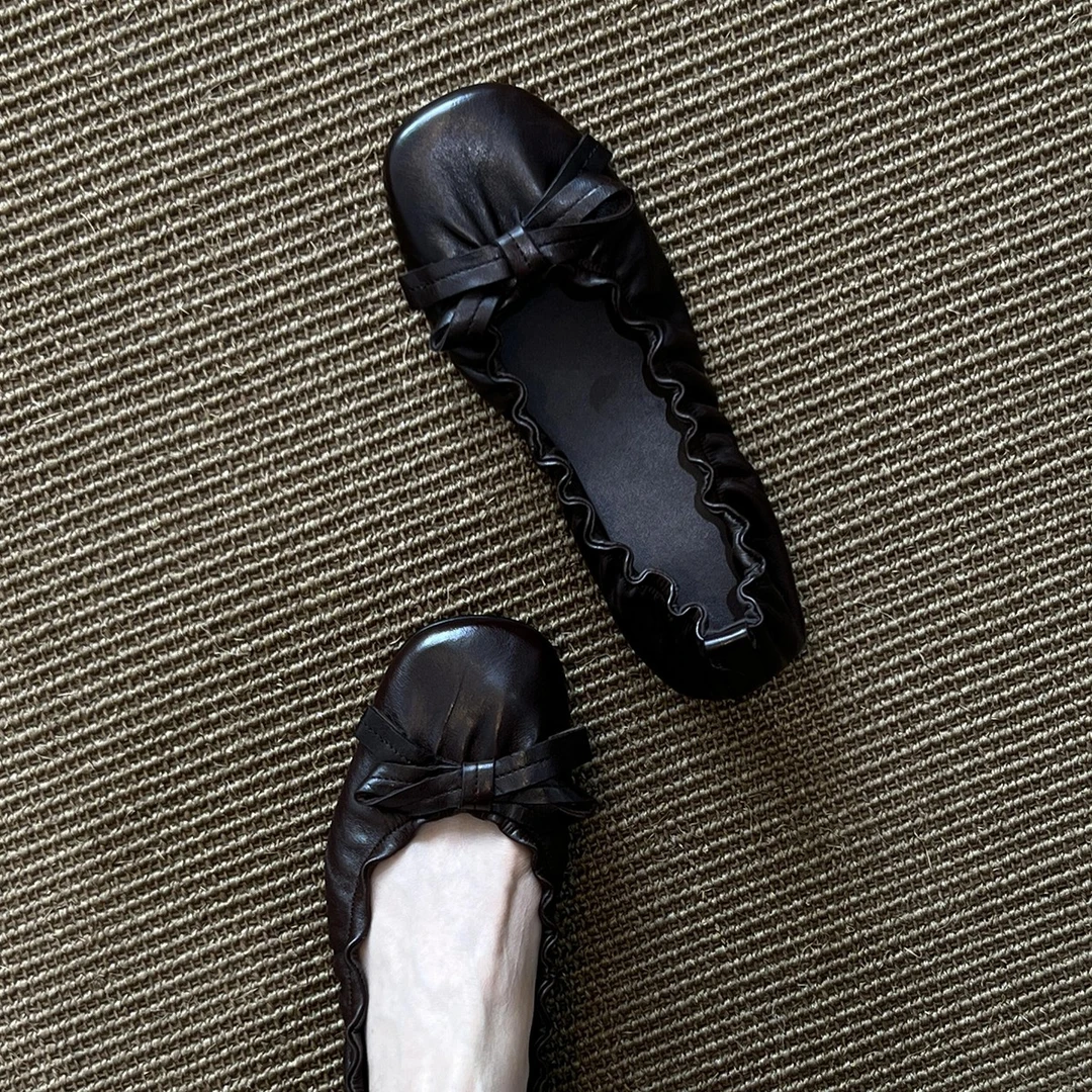 【李大仁】外穿运动平底鞋芭蕾风2025新款百搭浅口玛丽珍单鞋女鞋