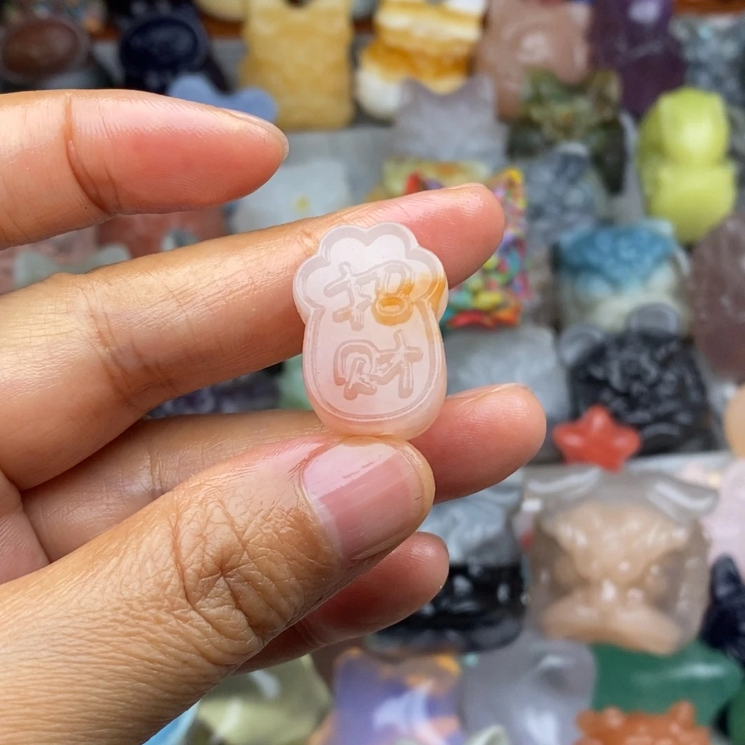 石材手把件 摆件 挂件