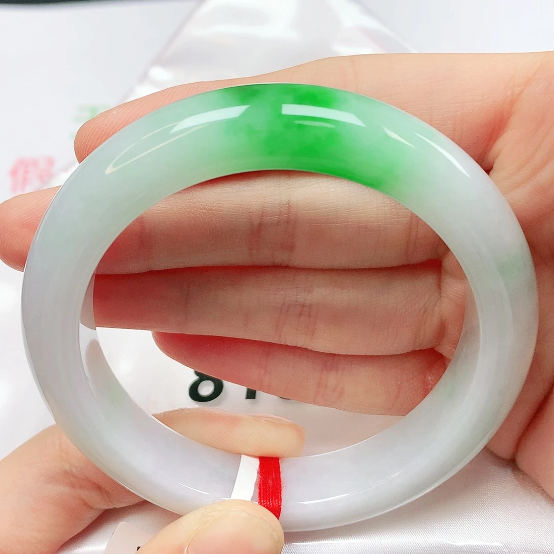 翡翠未镶嵌手镯翡翠手镯56