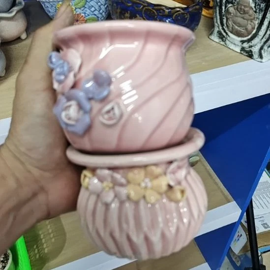 微瑕陶瓷盆12包邮