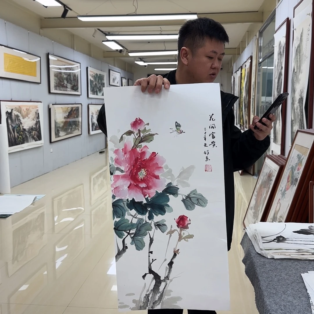 国画国画作品多次