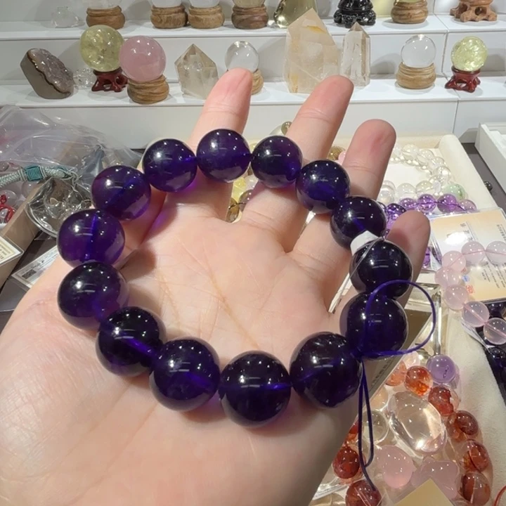 未镶嵌手链水晶乌拉圭16.5