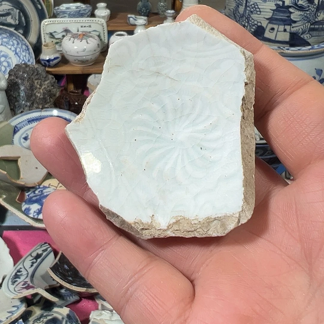 摆件陶瓷片标本，全场包邮