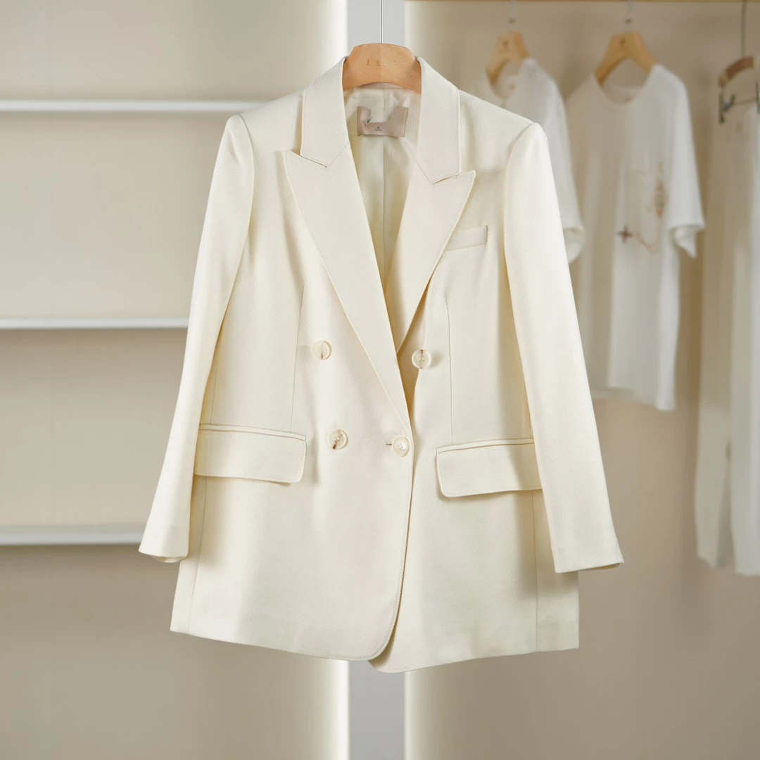 麦迪尚品【依X】50803282 春秋时尚气质宽松西服外套品牌撤柜女装
