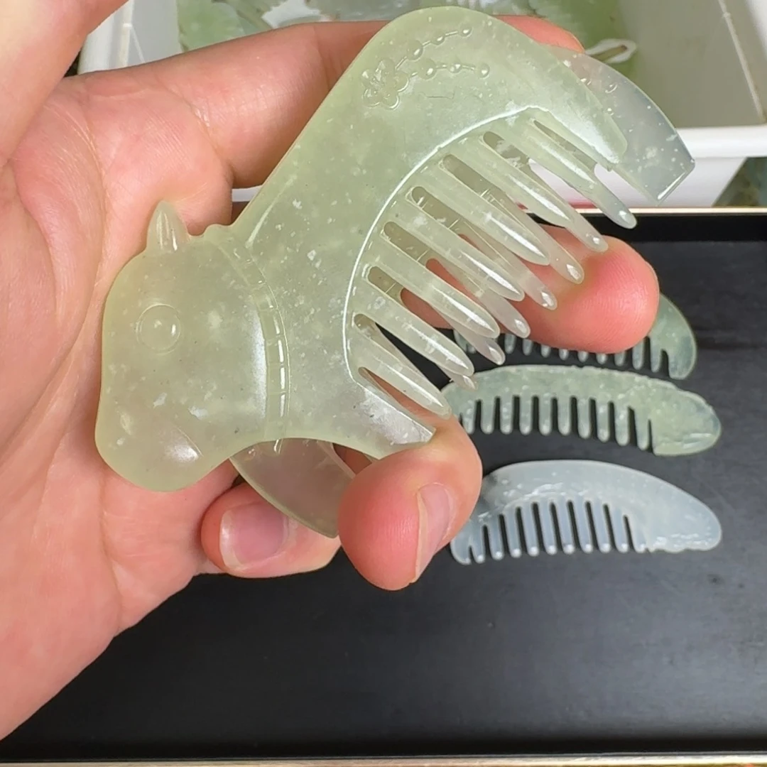 岫玉发饰未镶嵌O****O明君玉簪就是好看
