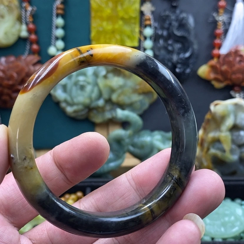 【闪购商品】未镶嵌岫玉手镯56