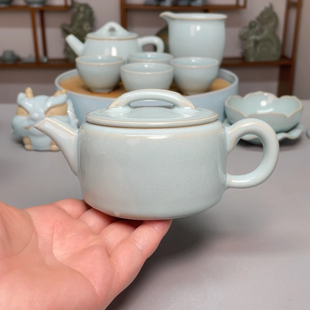 瓷赵琳老师汉瓦壶带礼盒