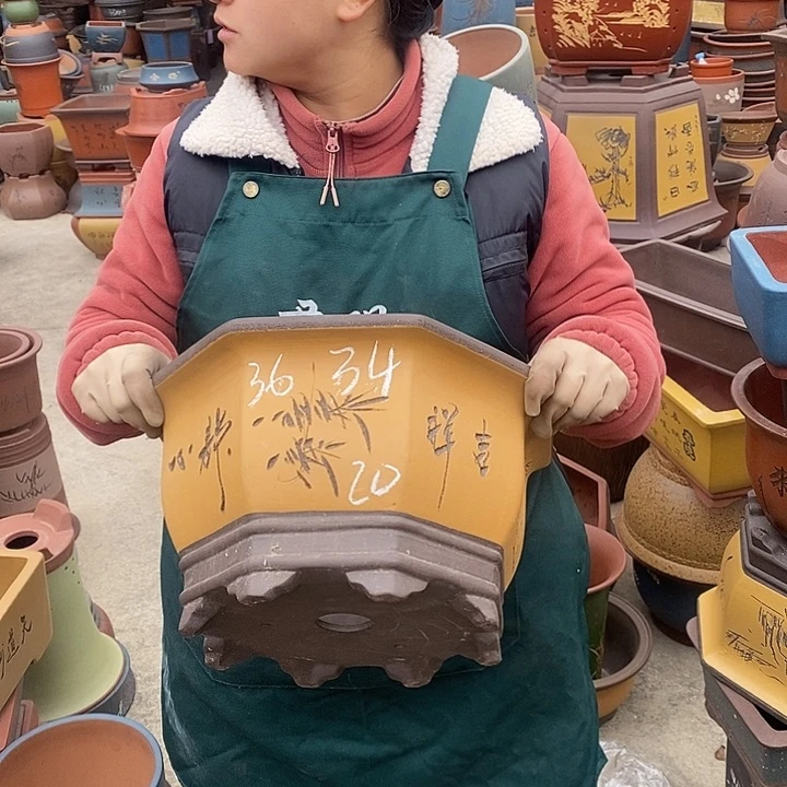 紫砂花盆紫砂花盆