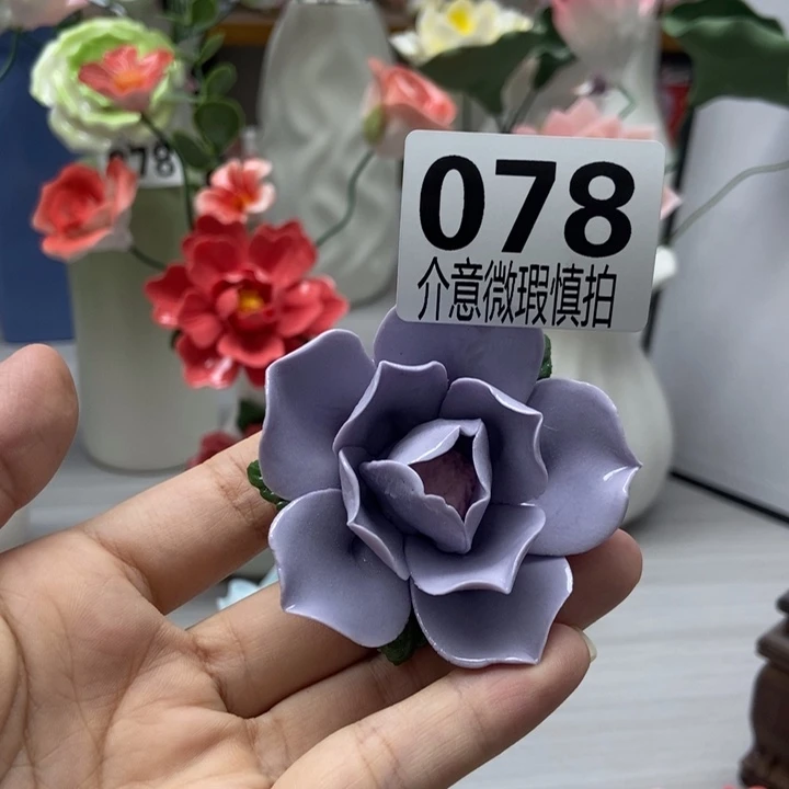 陶瓷手工制作陶瓷花
