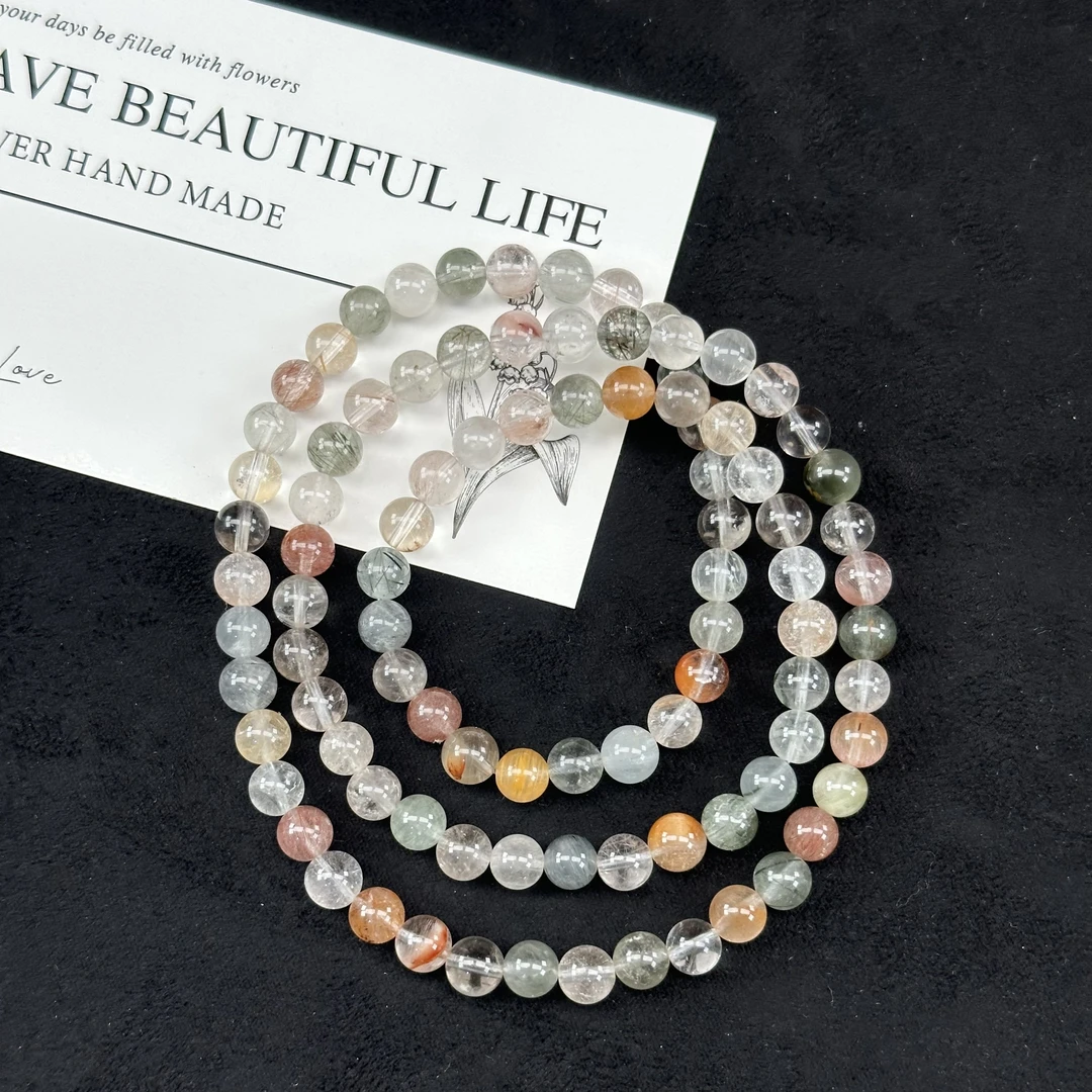 【彩兔毛】三圈手串【拍两单！是一条价格！】多样性发一W1545