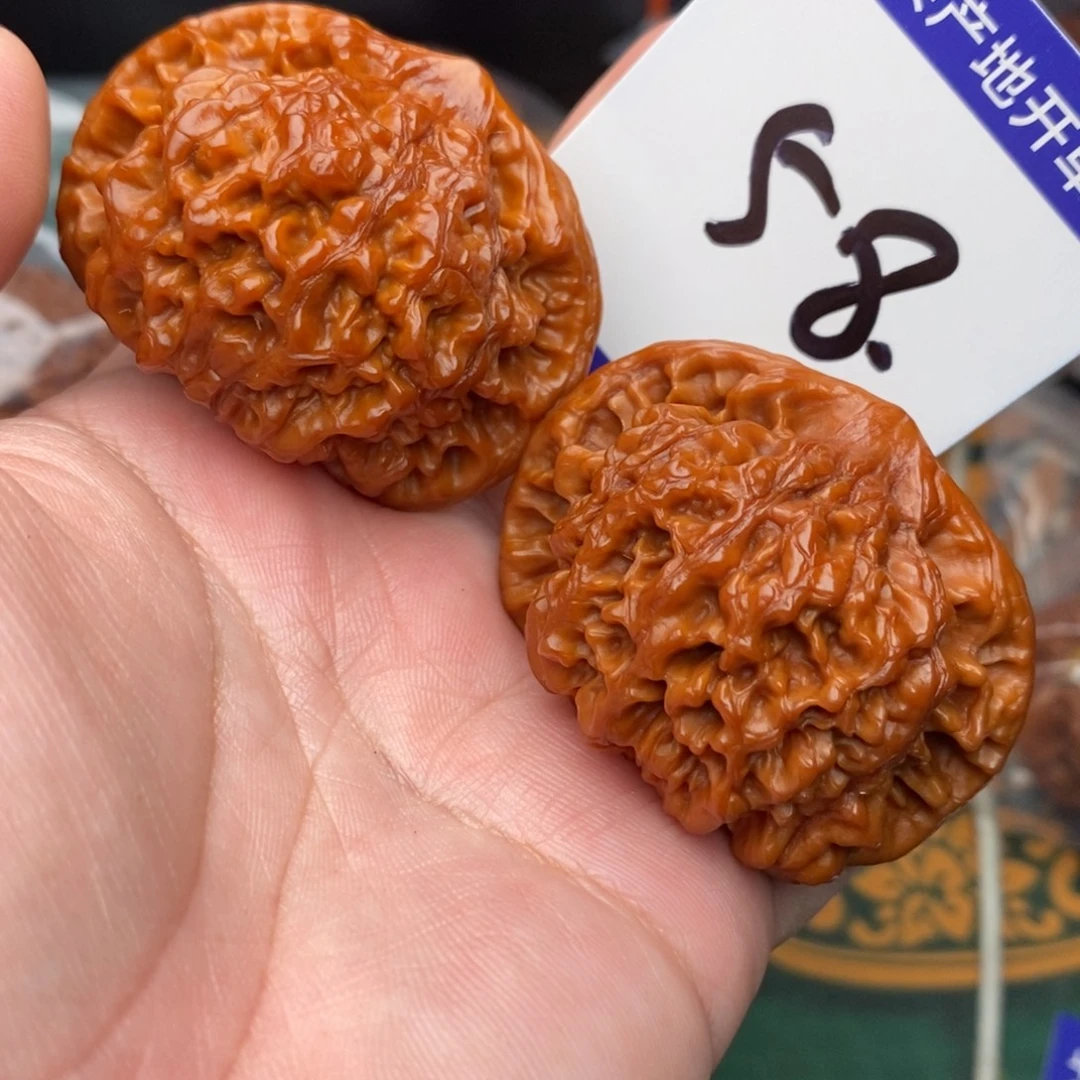 把件文玩核桃大官帽50