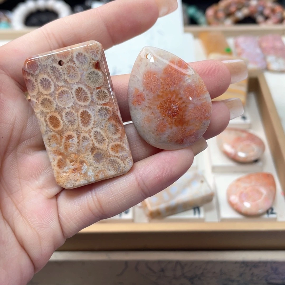 硅化珊瑚（珊瑚玉）手链未镶嵌S****a331