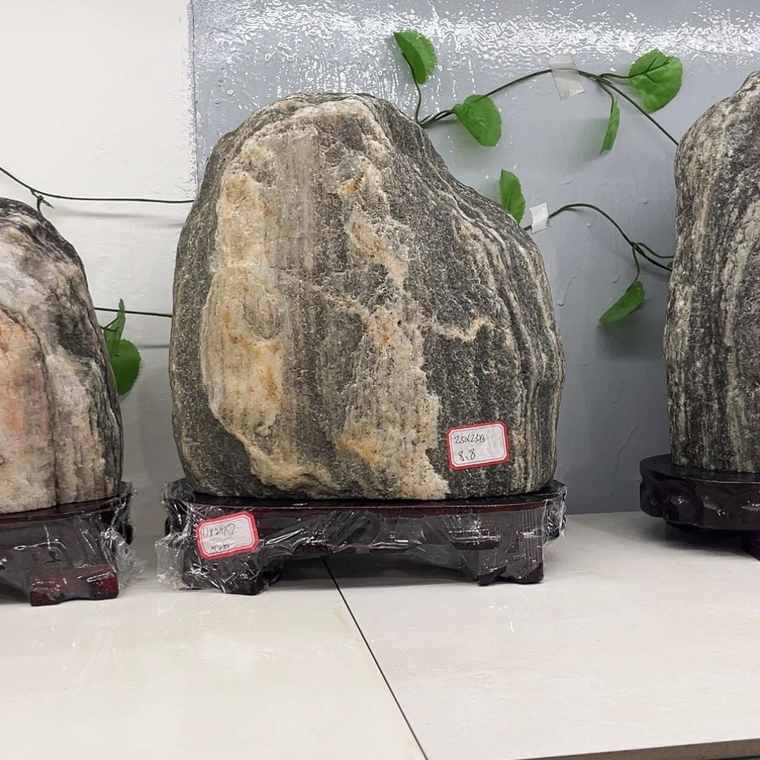 *****石材靠山石平安天摆件