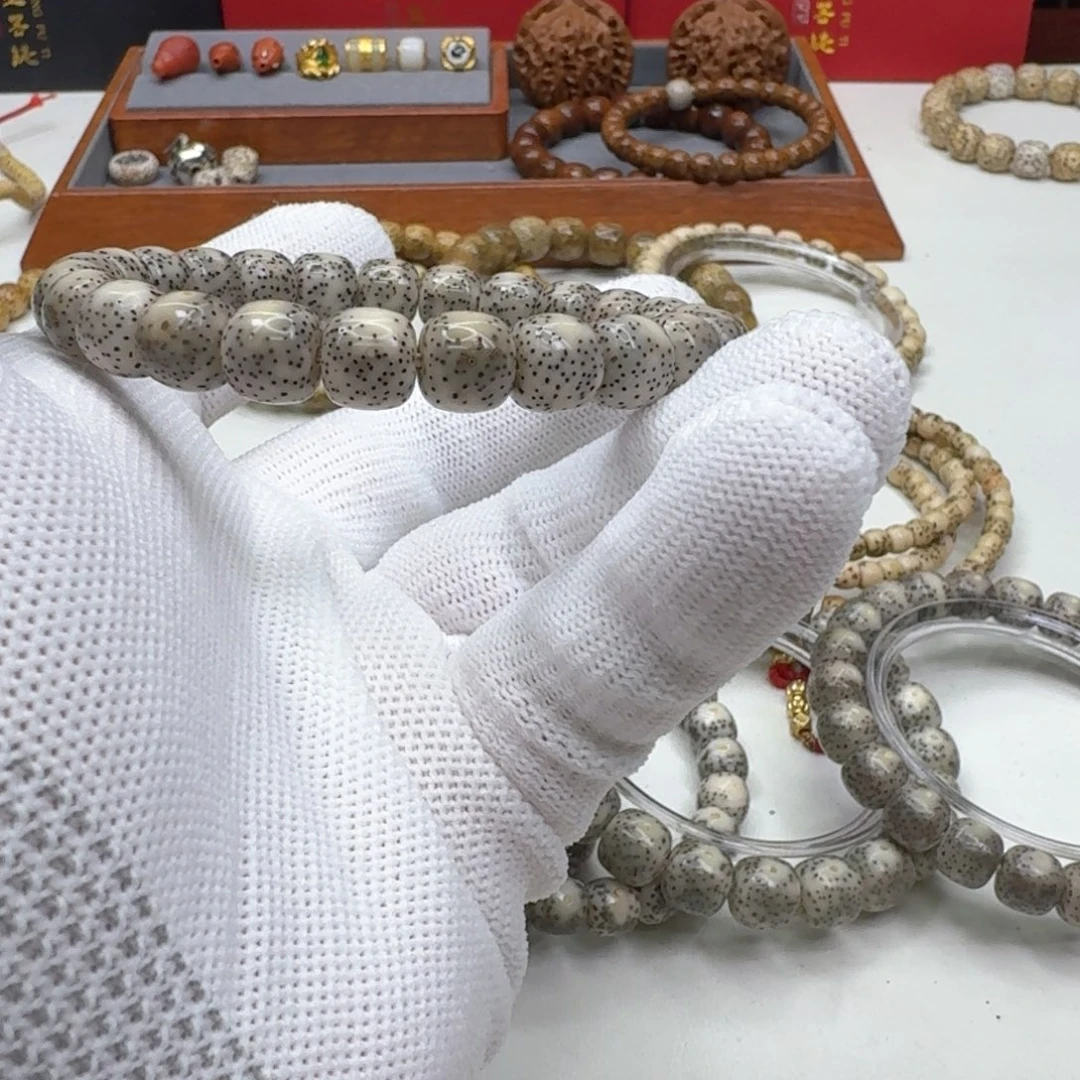 星月菩提手串4尊宠糯冰石玉9单圈