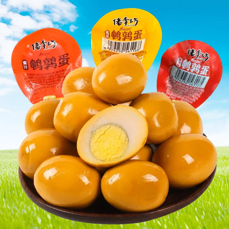 【50颗/10·9】鹌鹑蛋独立包装开袋即食卤味网红休闲解馋点心食品