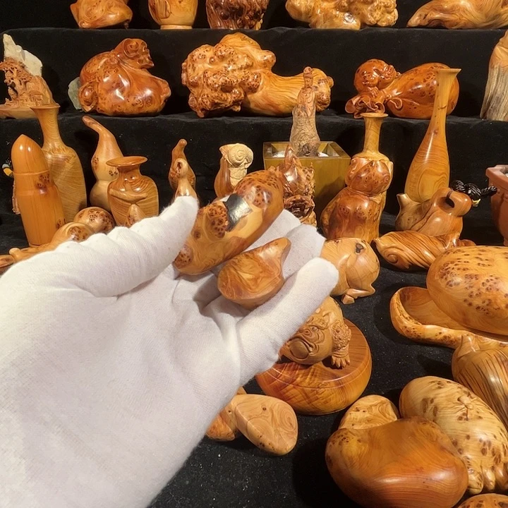 柏木（崖柏）步****?崖柏 手工制作 小吊坠