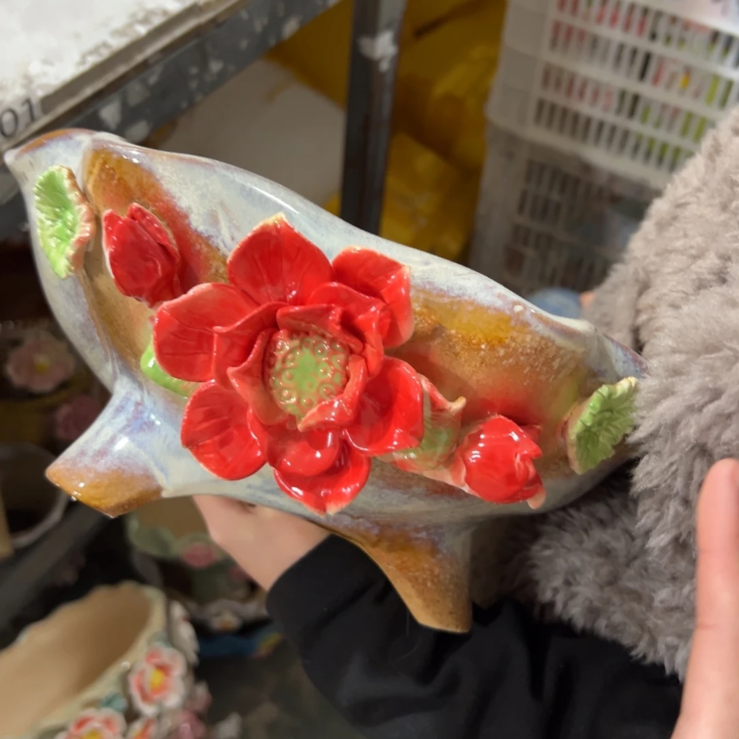 满20米秒退拉黑花盆