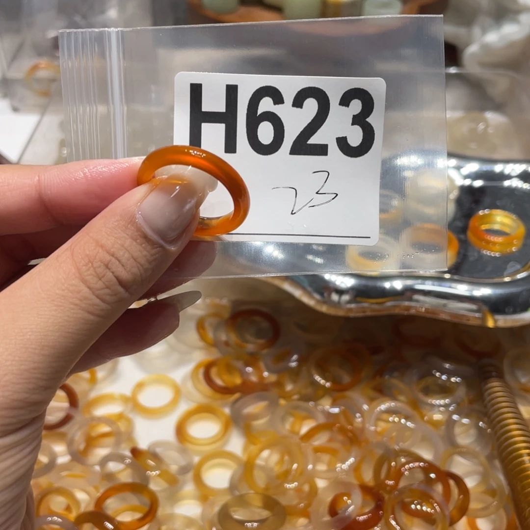 玛瑙/玉髓未镶嵌戒指623