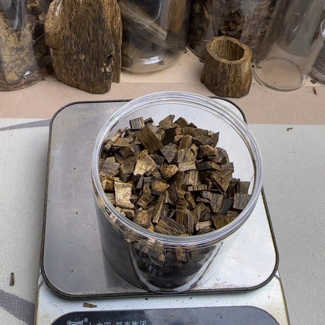 沉香碎屑沉香张勺子米粒102克