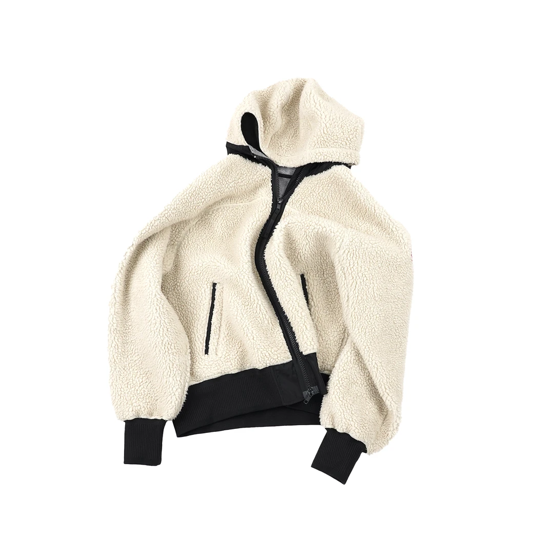 【拼色连帽外套】WTJY311049秋冬厚外套上衣女外套运动时尚休闲