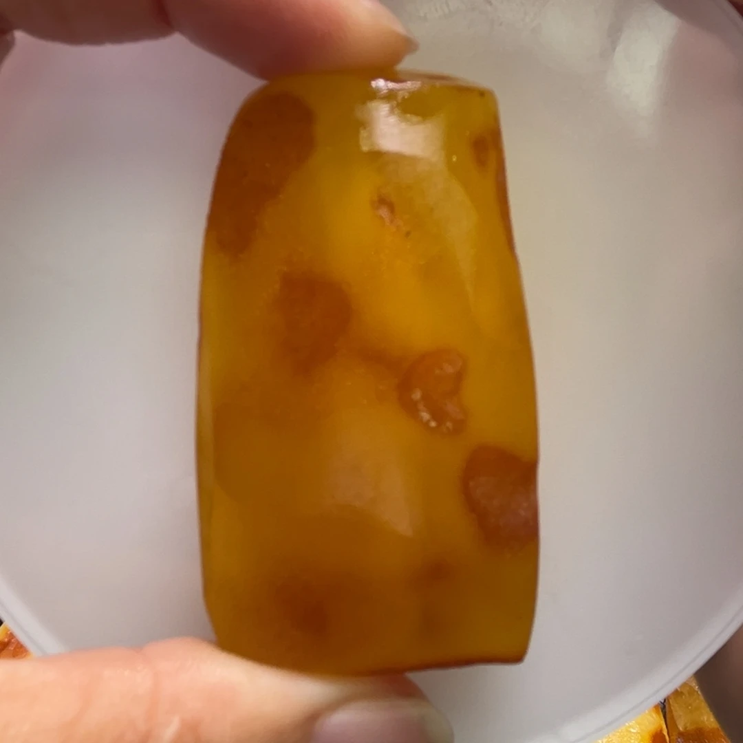 定制琥珀未镶嵌琥珀蜜蜡原石定制有瑕