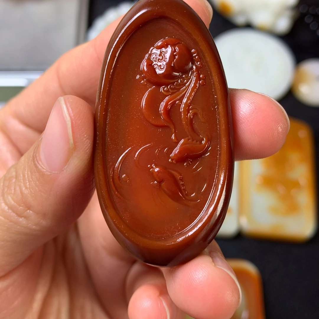 和田玉颈饰未镶嵌