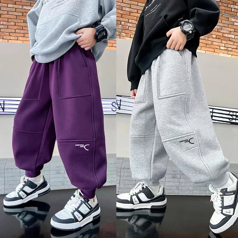 儿童春季韩版潮流卫裤中大童休闲长裤帅气