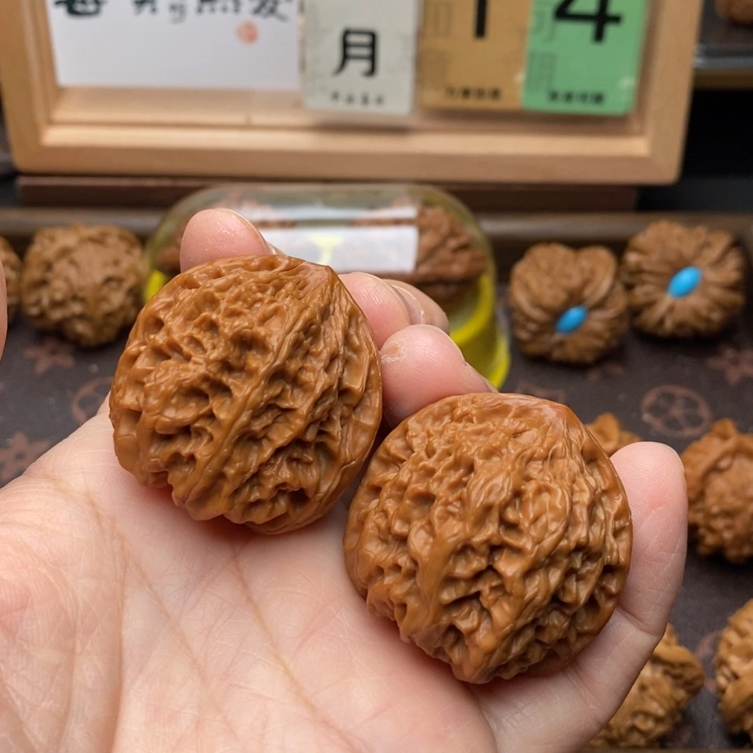 把件文玩核桃野牛38