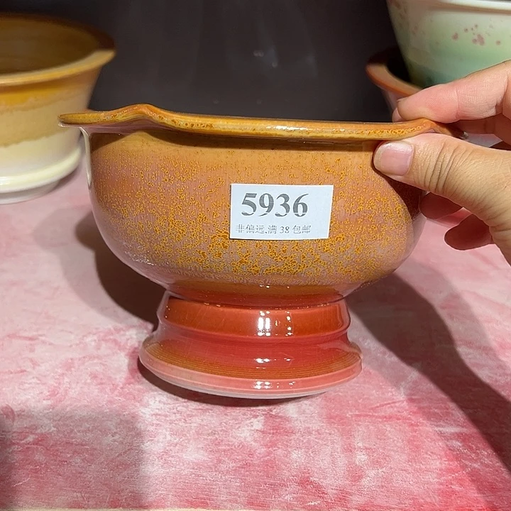 口15高12 手工花盆满30包邮