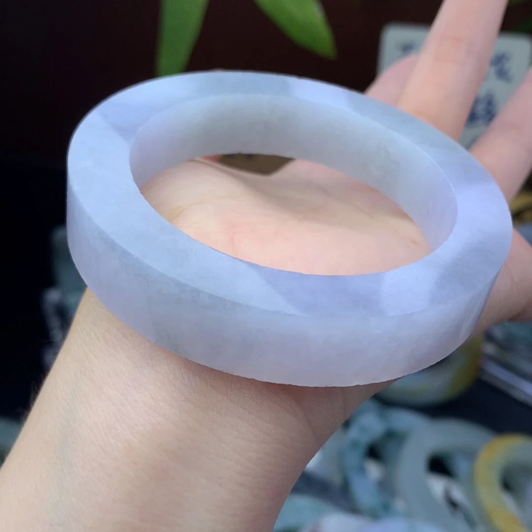 定制翡翠手镯未镶嵌定制不退不换56-59