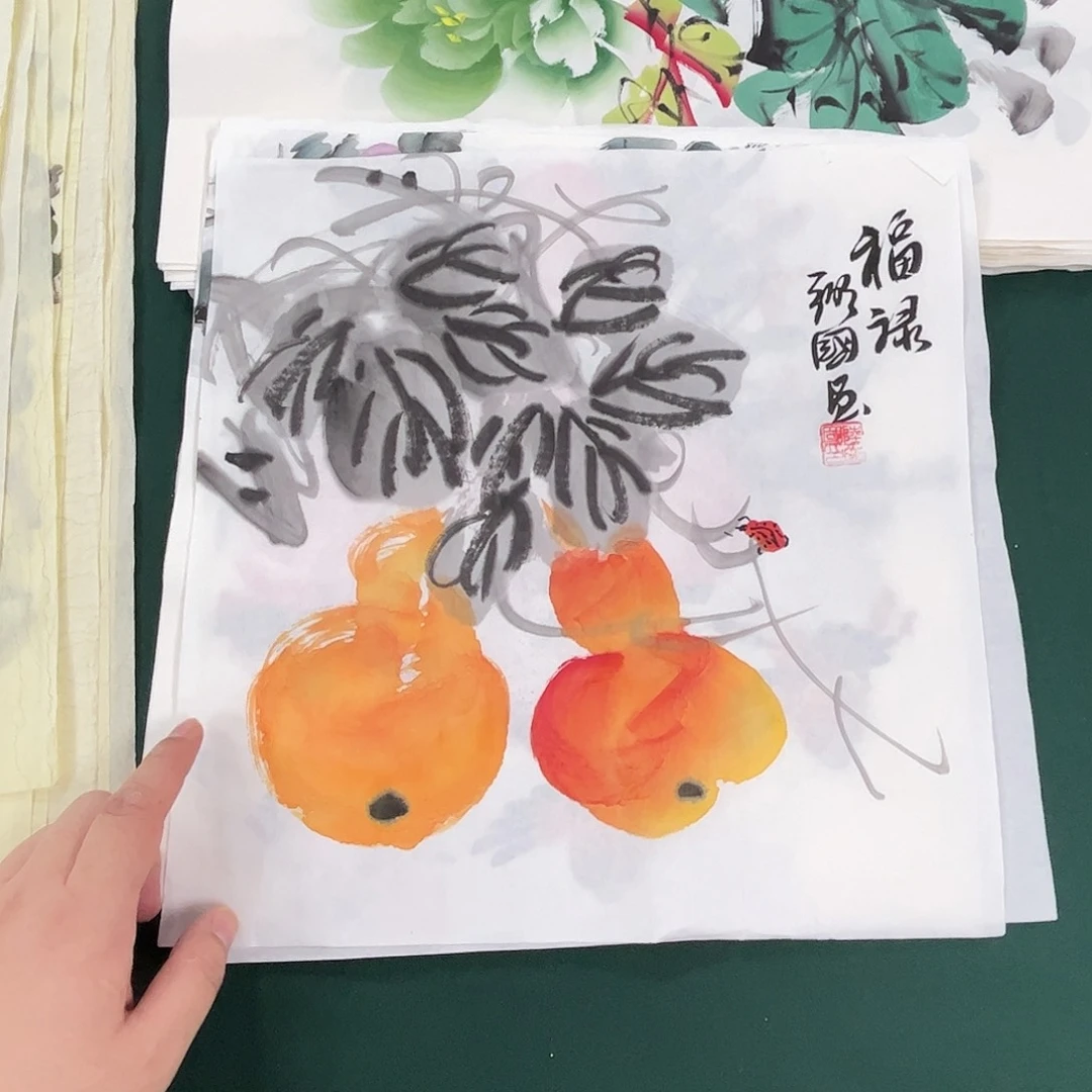 国画国画作品宣纸纯手绘
