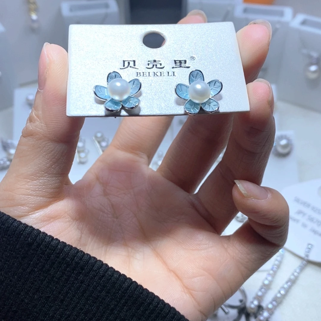 未镶嵌淡水珍珠耳饰