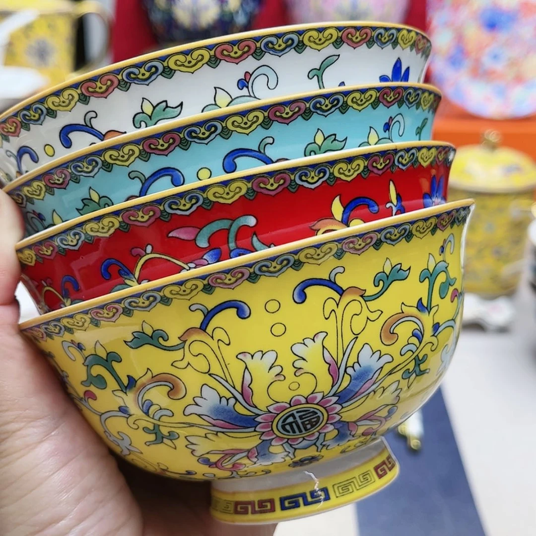 【闪购商品】珐琅4.5寸4个………………