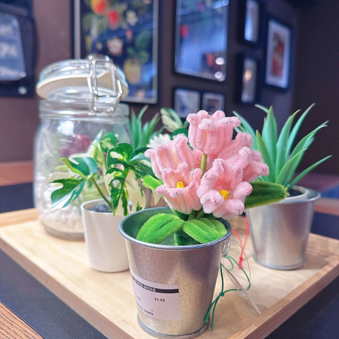 扭扭棒DIY磁吸冰箱贴铃兰花