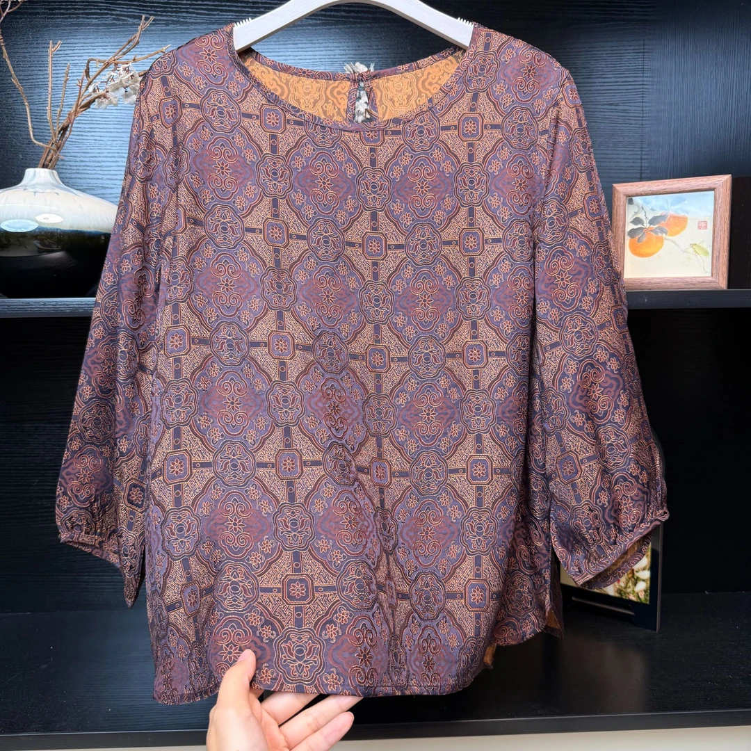 【如意纹】中式改良复古气质小衫2612