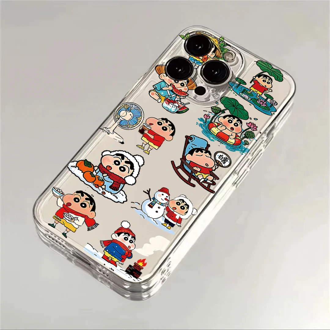 四季小新适用iPhone16小米15华为苹果14promax手机壳12太空壳软壳