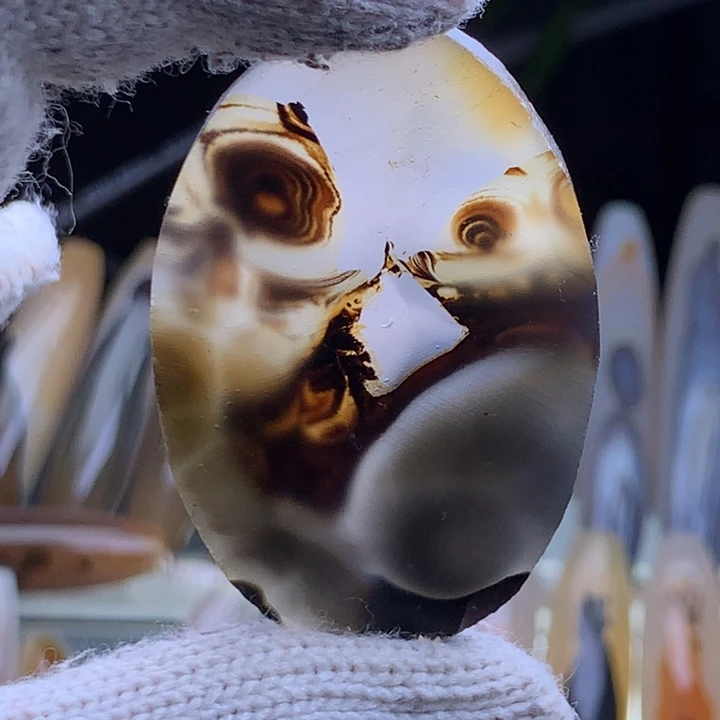 玛瑙/玉髓颈饰未镶嵌125