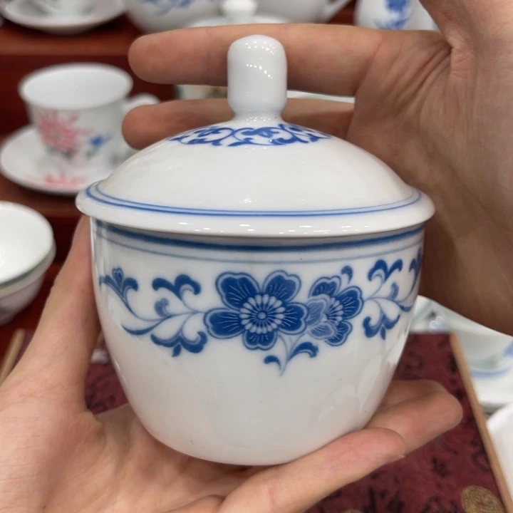 醴陵高温瓷釉下220毫升微瑕