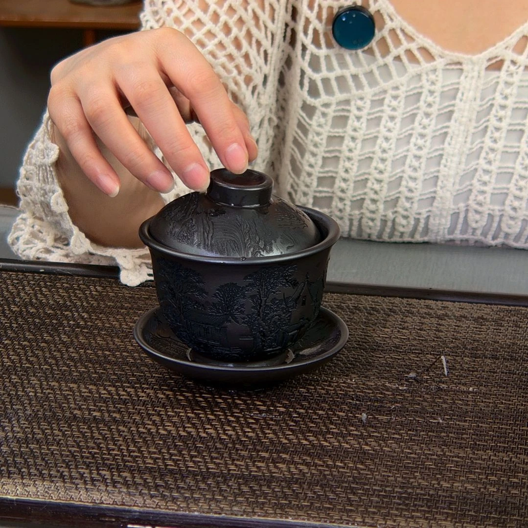 【闪购商品】茶杯紫砂高货放漏
