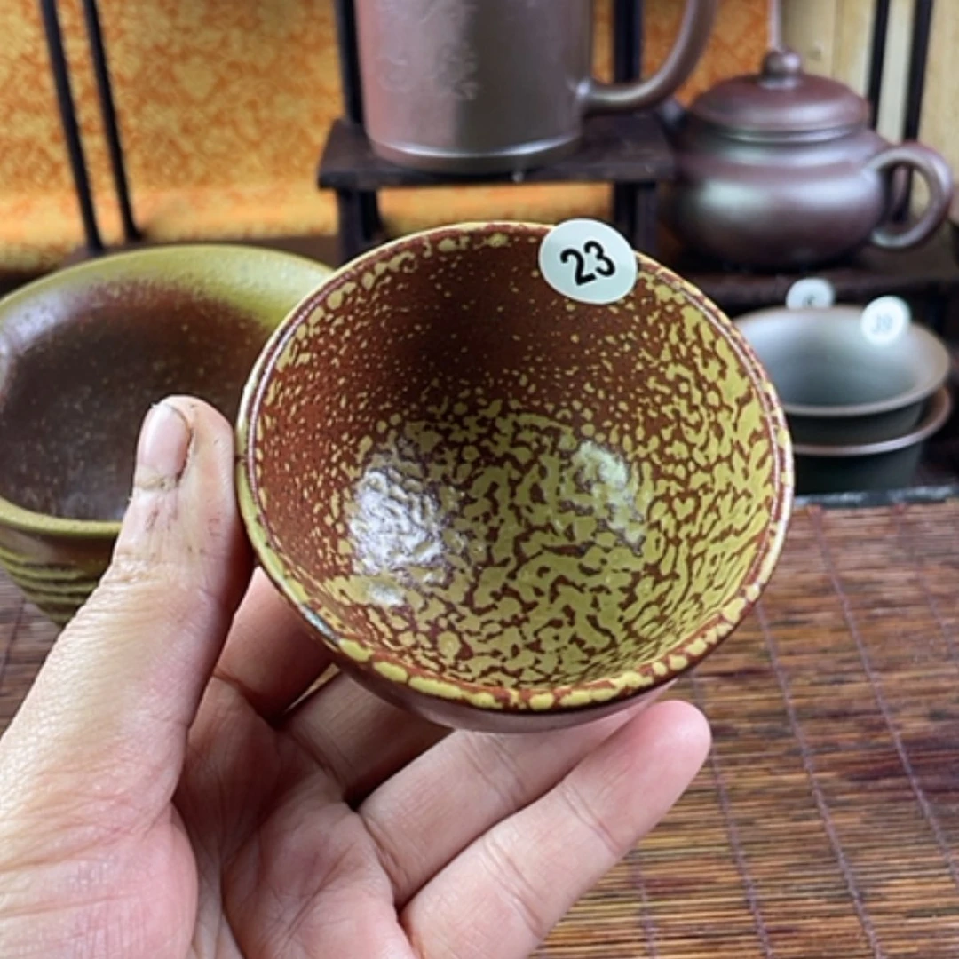【闪购商品】?***仔柴烧主人杯100毫升左右微瑕
