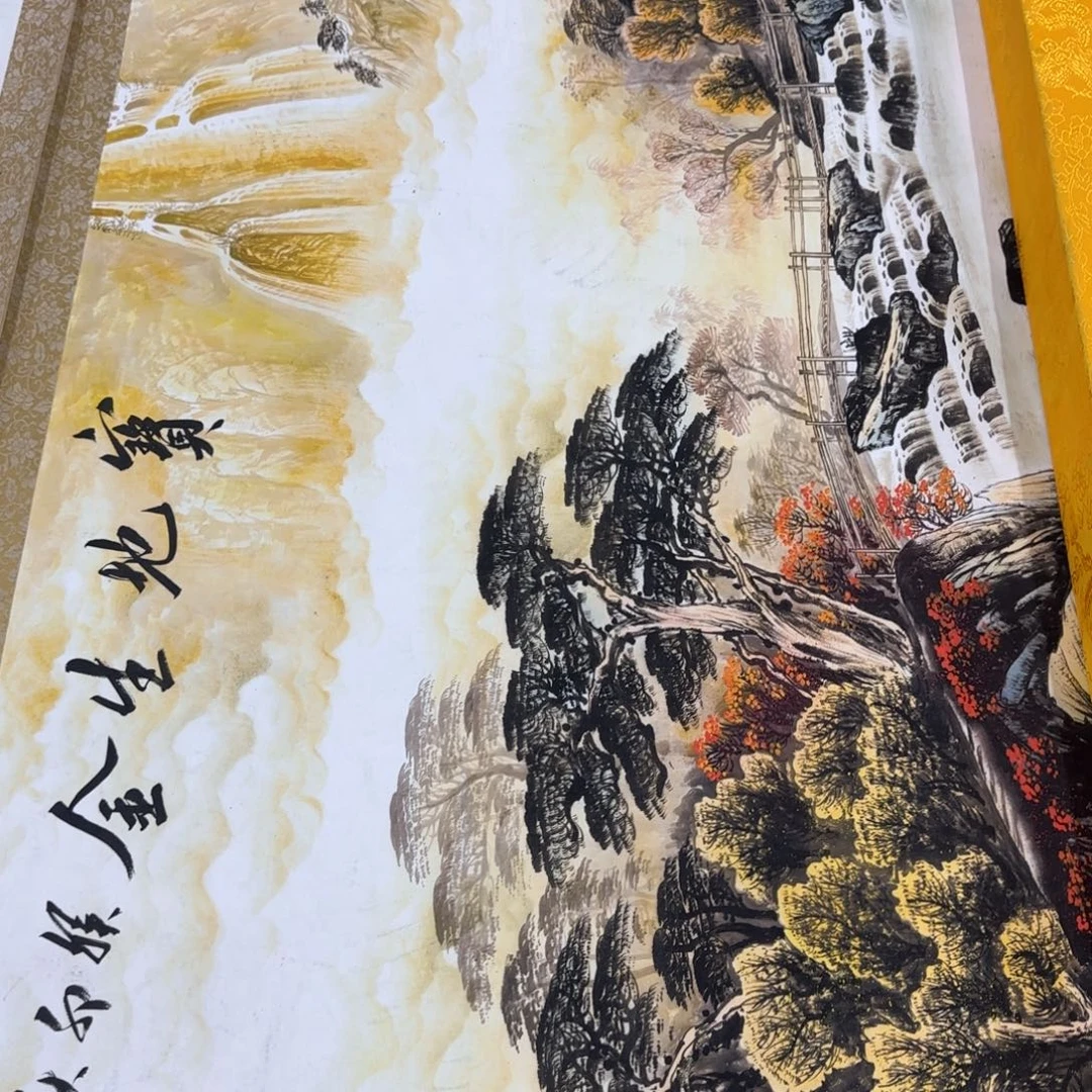 国画QC原创横山水作品！带证书！限购一单