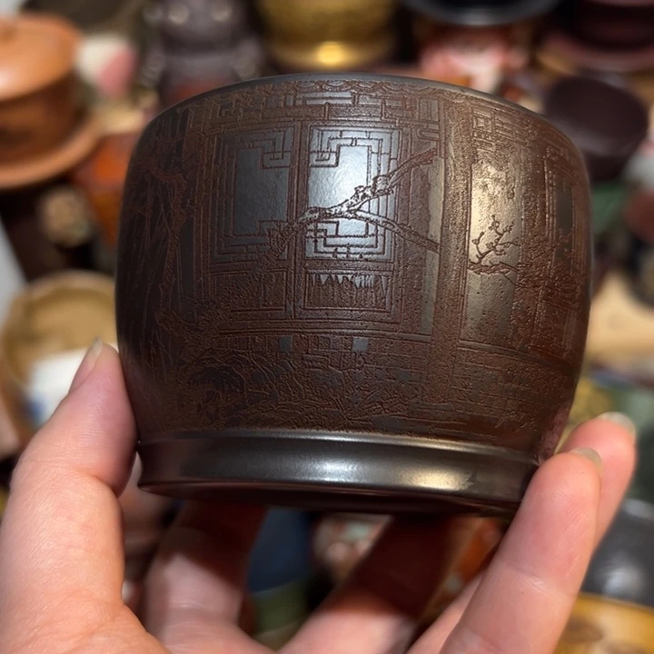 茶杯紫砂宜兴紫砂主人杯