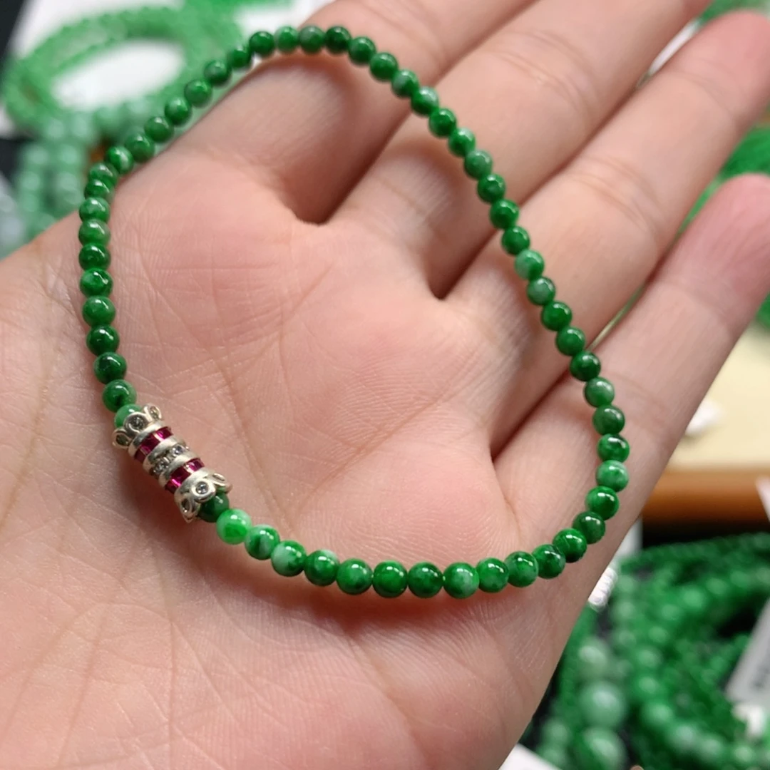 翡翠未镶嵌手链翡翠